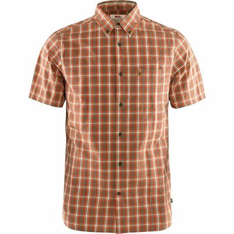 Fjallraven Men Övik Shirts Light Olive PH85158 Philippines